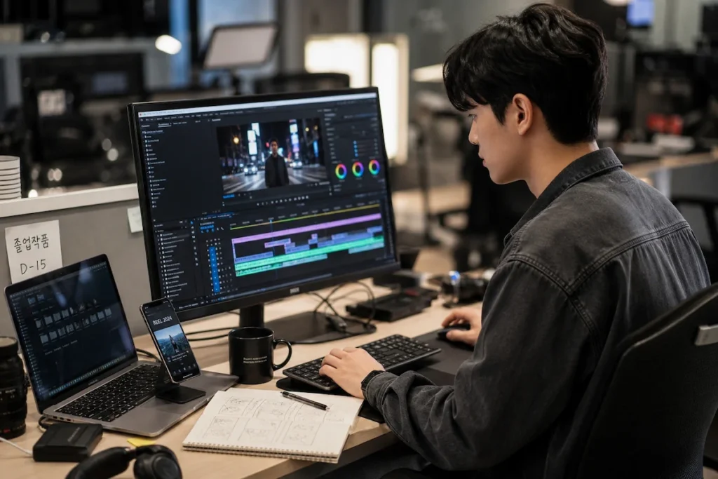 미디어 분야 취업을 준비하는 롯데재단 장학생