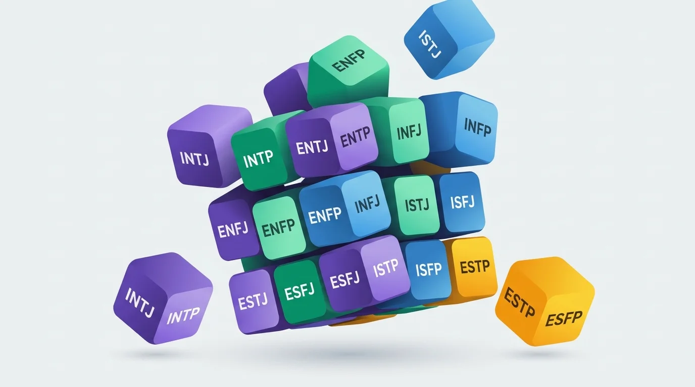 인간 성격의 복잡성과 상호연결성을 표현 MBTI