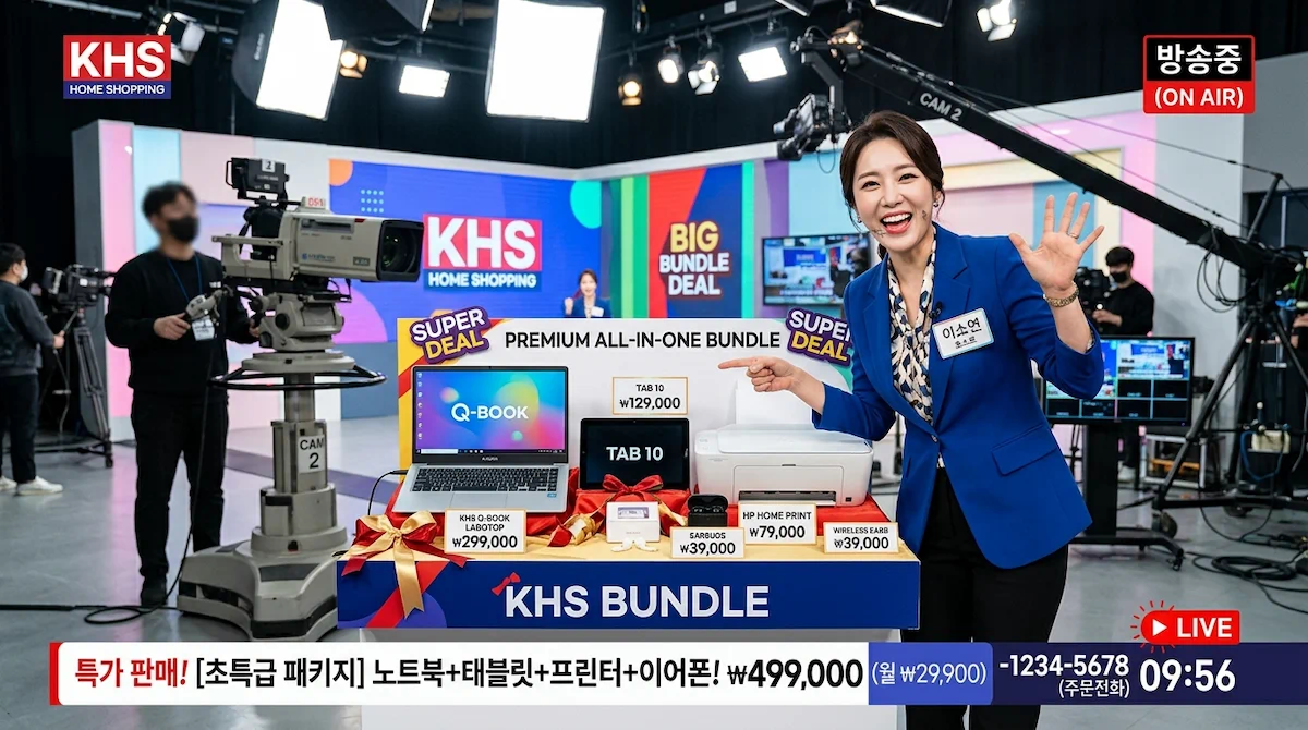 저사양 노트북을 좋은것처럼 팔고 있는 홈쇼핑  