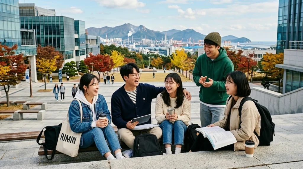 영남권 지역장학재단 장학생들의 캠퍼스 미팅 모습