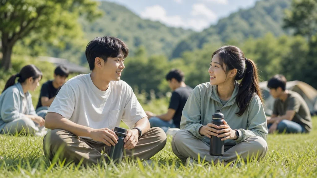 여름캠프에 참여한 장학생들